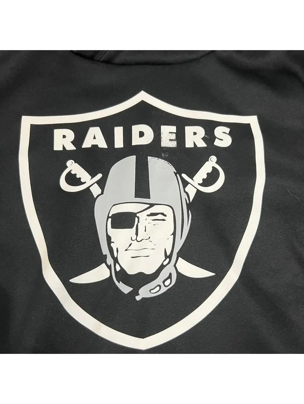 Nike Boy's Youth Black NFL Las Vegas Raiders Hoodie size Large